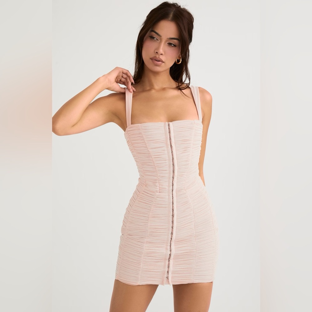 House of CB Cate Ruched Minidress